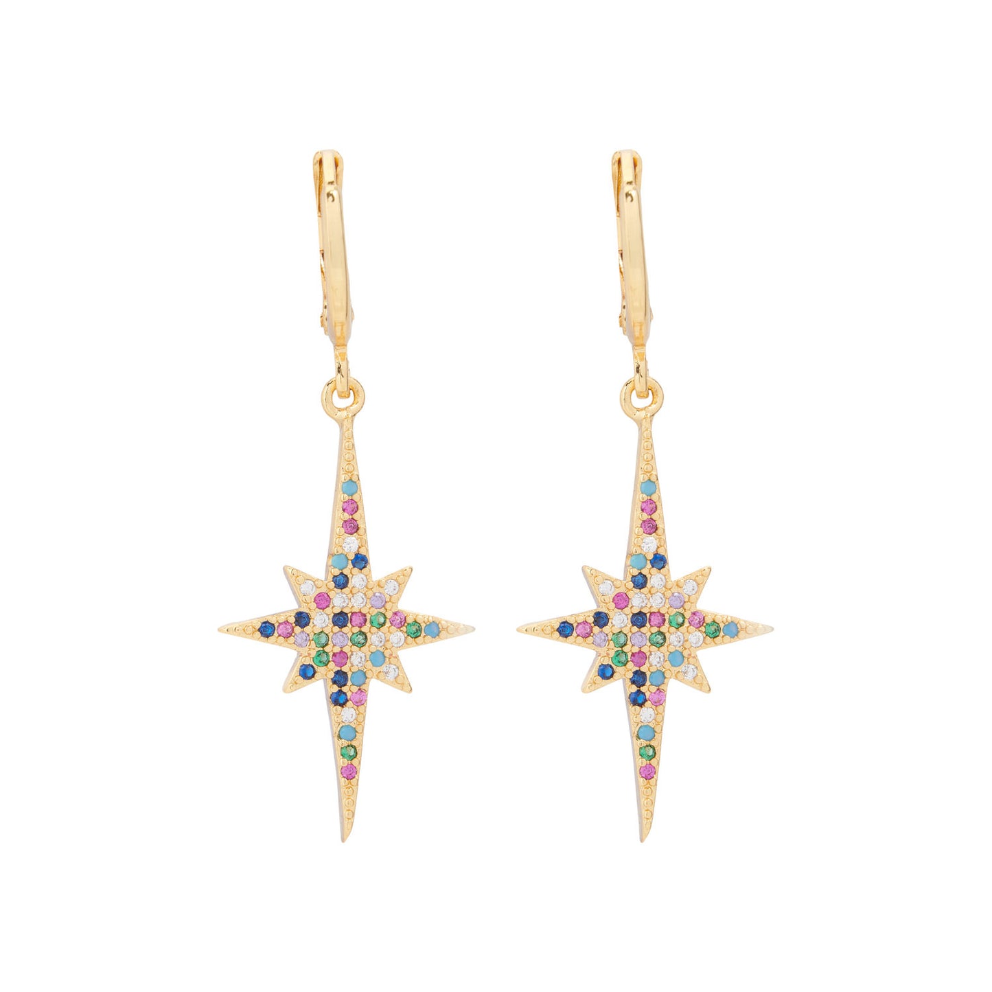 Strass Ster of Strass Slang oorbel