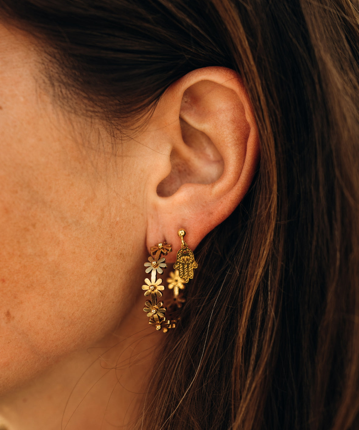 Creool in de vorm van bloemetjes