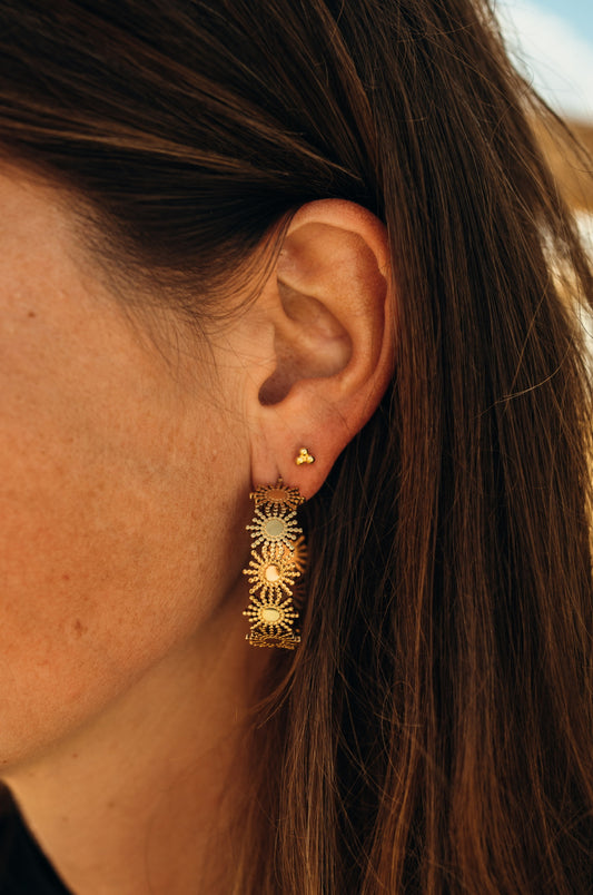 Creool in de vorm van zonnetje