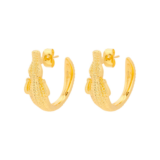 De Krokodillen oorbel