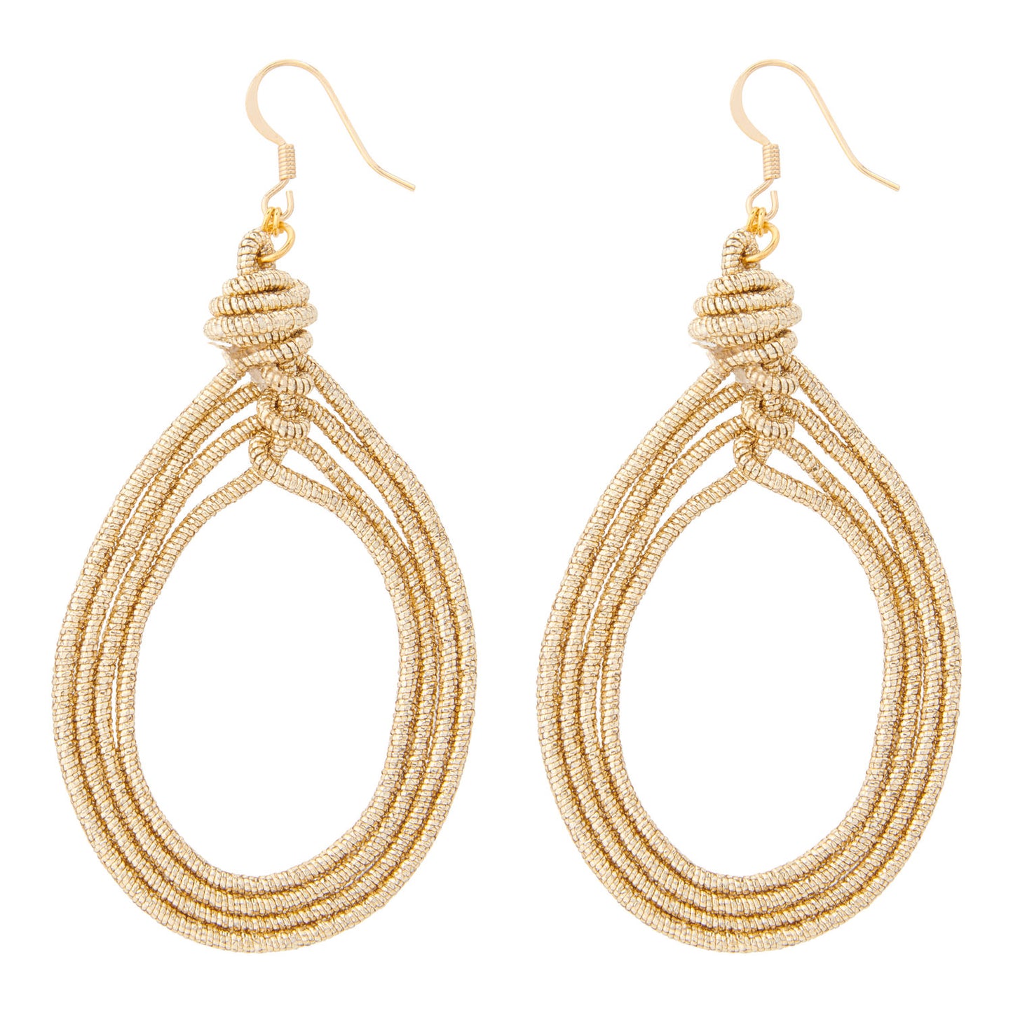 Goudkleurige Statement oorbellen