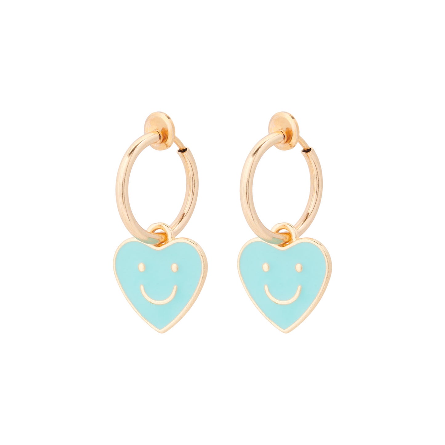 Clip oorbellen hartjes