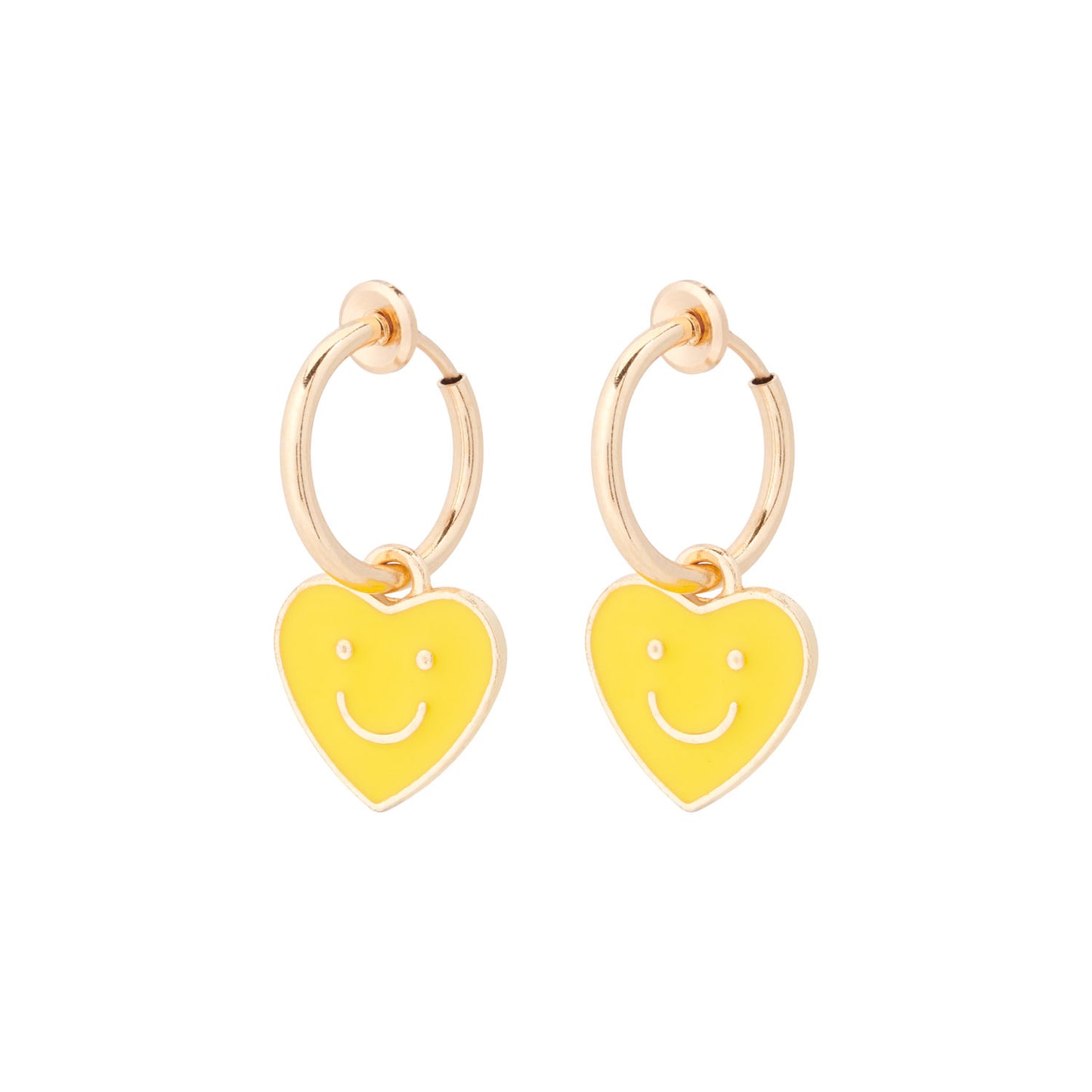 Clip oorbellen hartjes