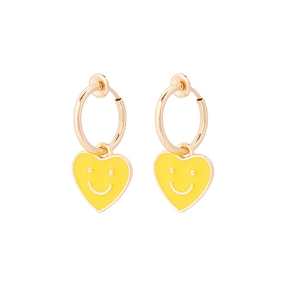 Clip oorbellen hartjes