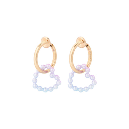 Clip oorbellen hartjes