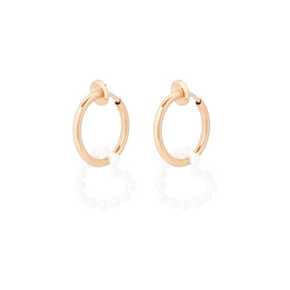 Clip oorbellen hartjes