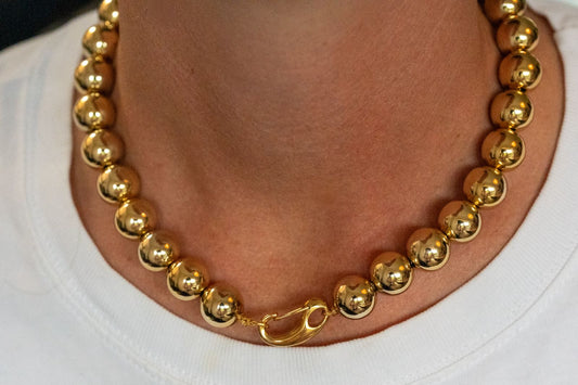 Gouden Ballen Ketting