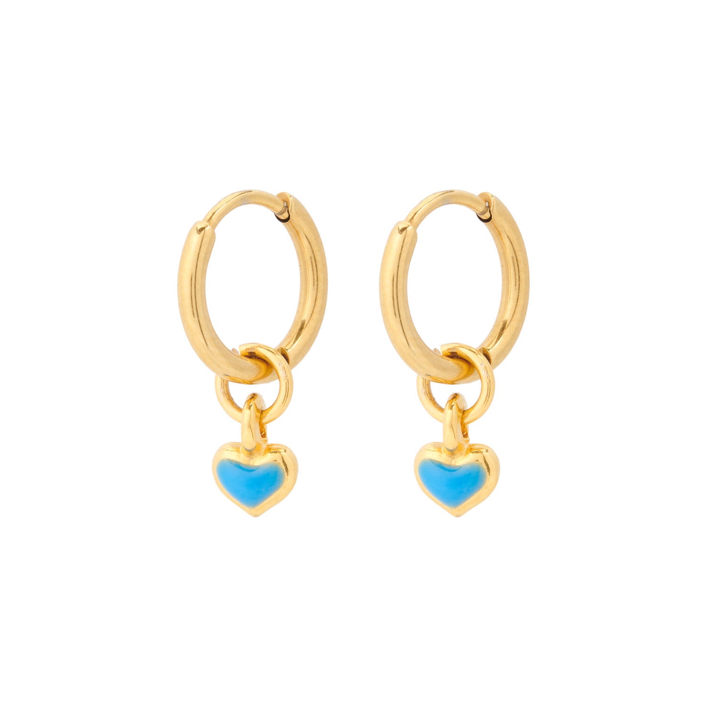 Clip oorbellen hartjes